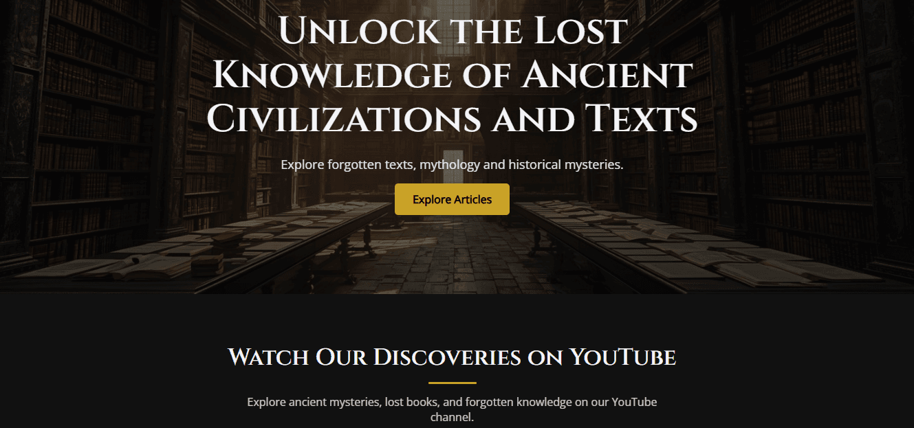 Ancient Knowledge Hub