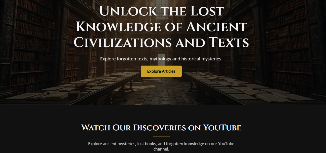 Ancient Knowledge Hub